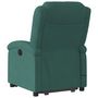Voir la diapositive 5 : VIDAXL Fauteuil inclinable de massage electrique vert fonce velours