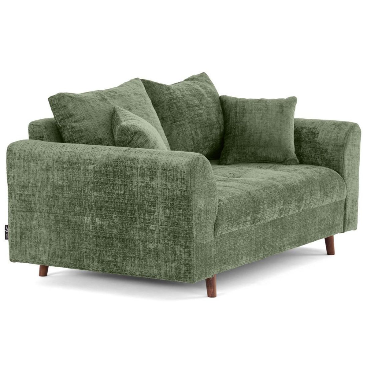 LISA DESIGN Rune - canapé droit 2 places en velours texturé