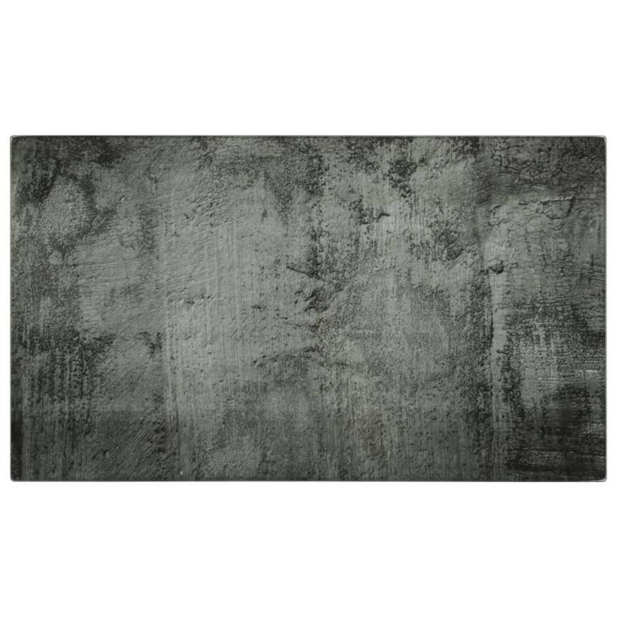 VIDAXL Planches à découper 2 pcs motif de béton Verre trempé