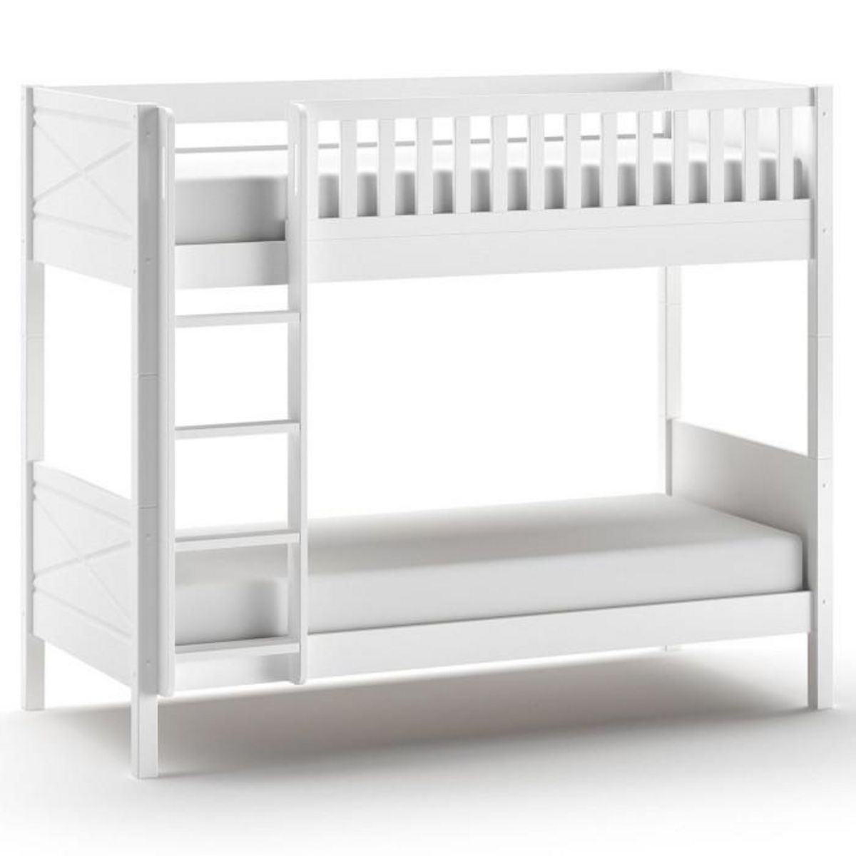 Paris Prix Lit Superposé Enfant  Scott  90x200cm Blanc