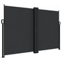 Voir la diapositive 2 : VIDAXL Auvent lateral retractable noir 160x600 cm