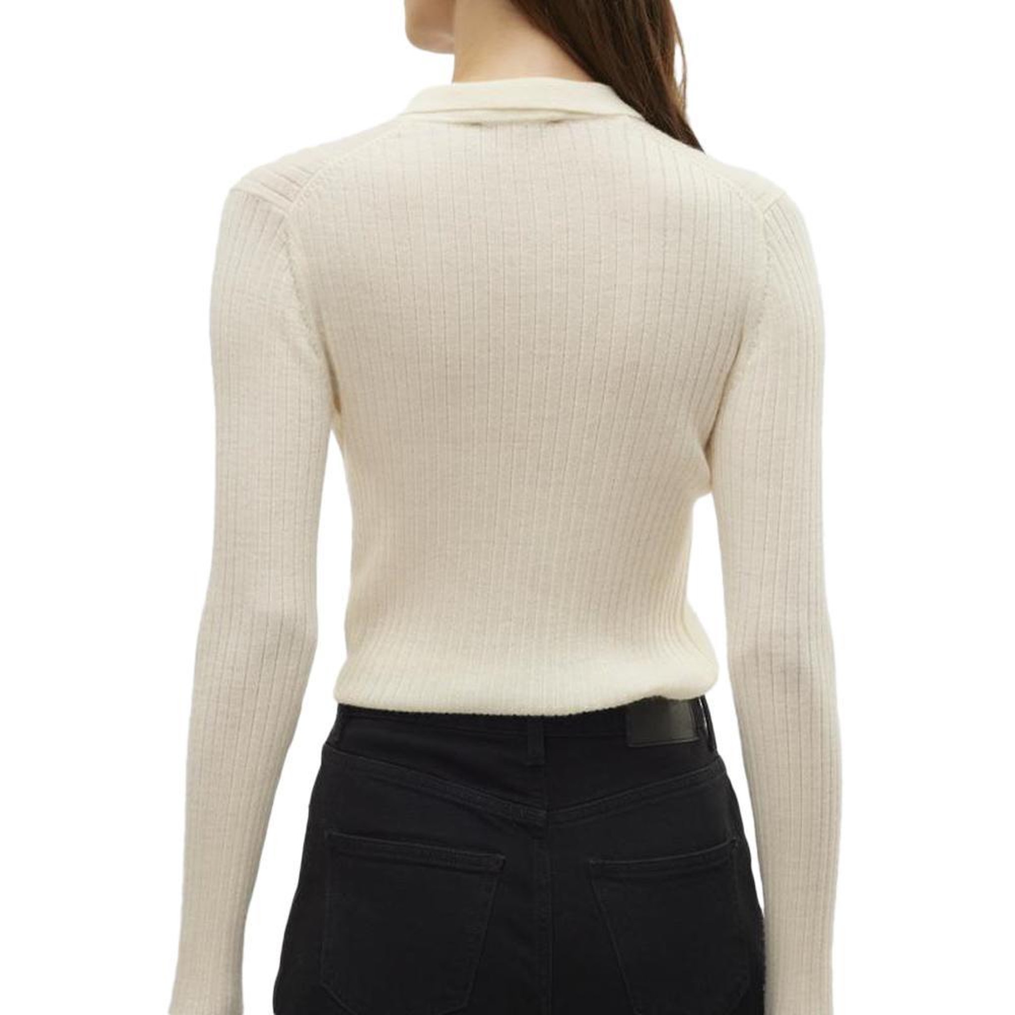 Voir la diapositive 2 : Vero Moda Polo Manches Longues  Femme Vero Moda Mohana