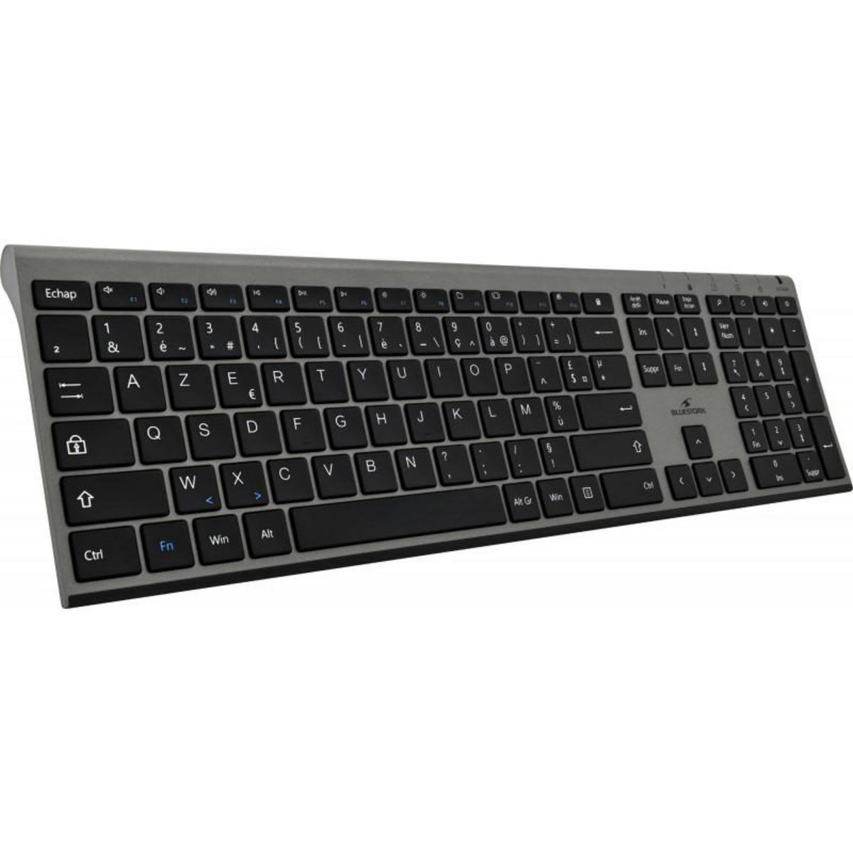 BLUESTORK Clavier AZERTY standard BLUESTORK PACK-WL-PC-BK/FR
