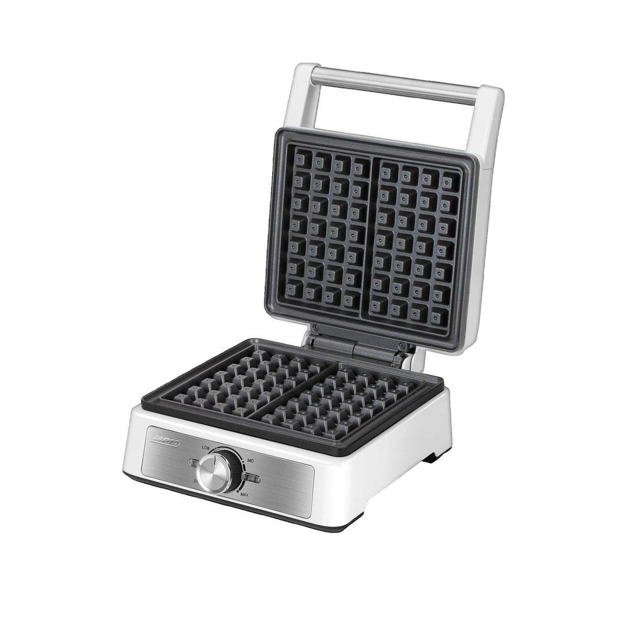 Voir la diapositive 3 : MPM Gaufrier MPM MGO-41 1600 W Argent et Gris