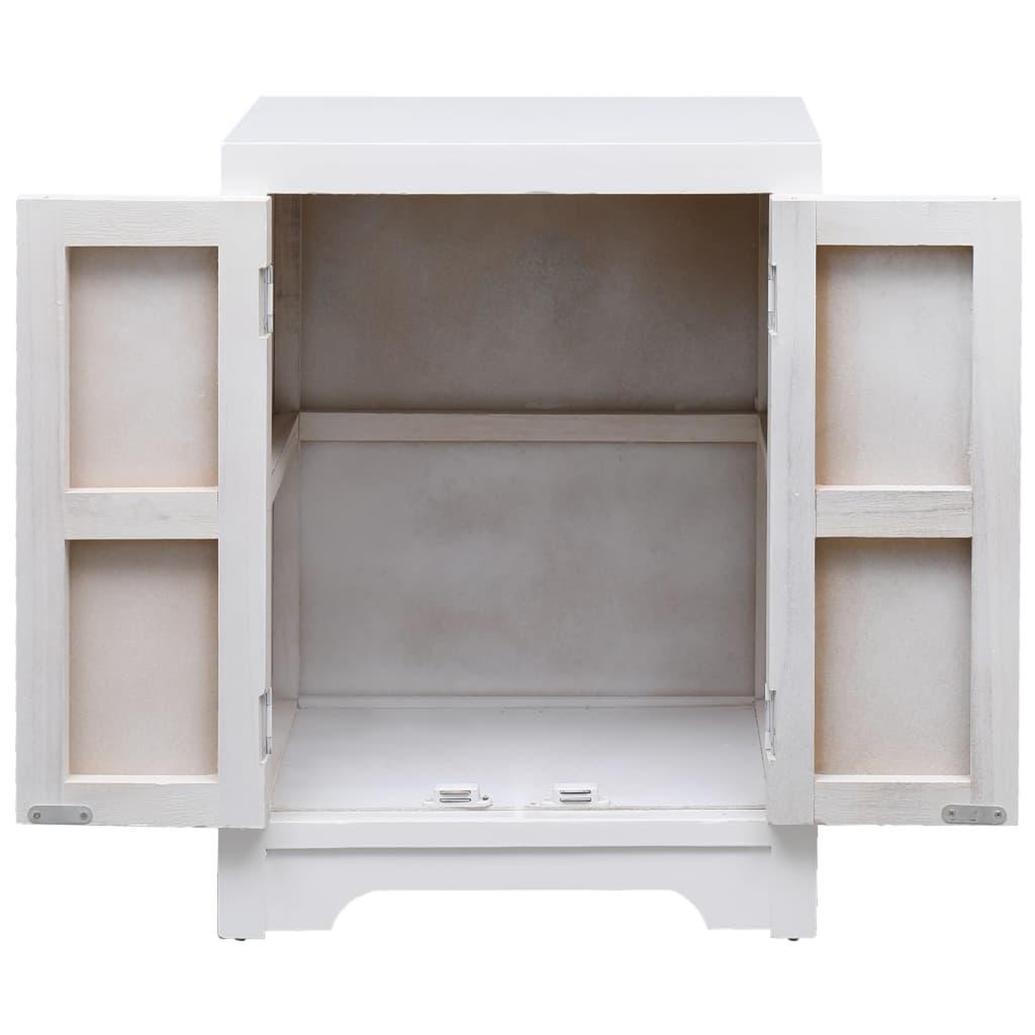 Voir la diapositive 4 : VIDAXL Table de chevet Blanc 38 x 28 x 52 cm Bois de Paulownia
