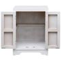 Voir la diapositive 4 : VIDAXL Table de chevet Blanc 38 x 28 x 52 cm Bois de Paulownia