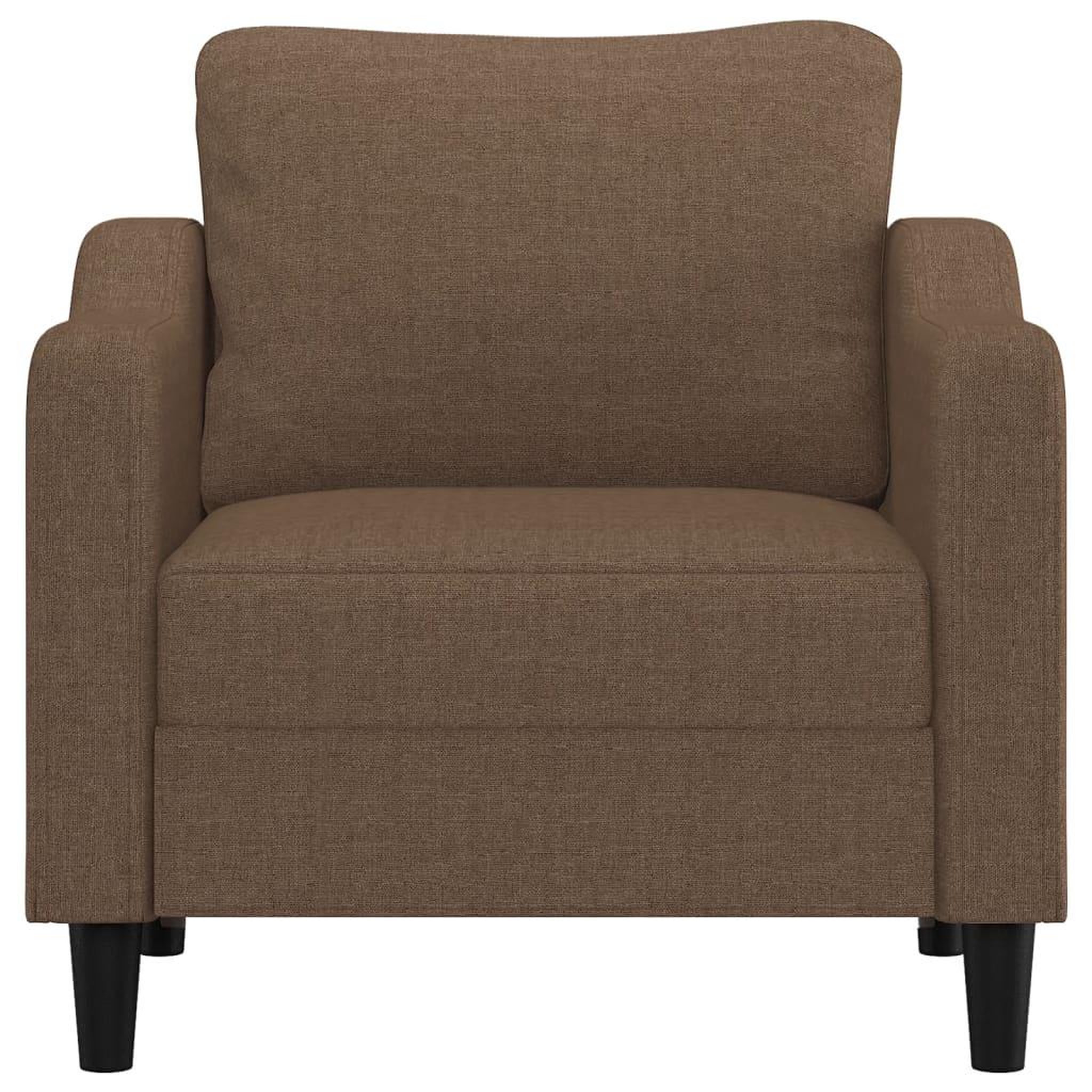 Voir la diapositive 3 : VIDAXL Fauteuil Marron 60 cm Tissu