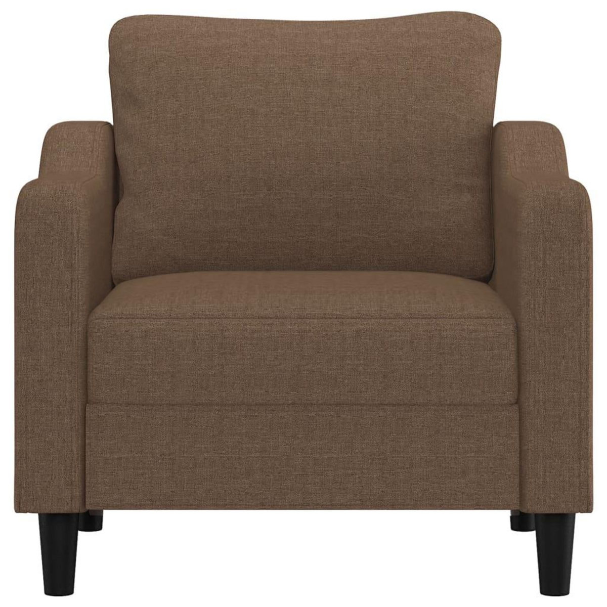 VIDAXL Fauteuil Marron 60 cm Tissu