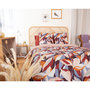 Voir la diapositive 1 : Home collection Parure housse de couette 100% microfibre 72gsm exuberance