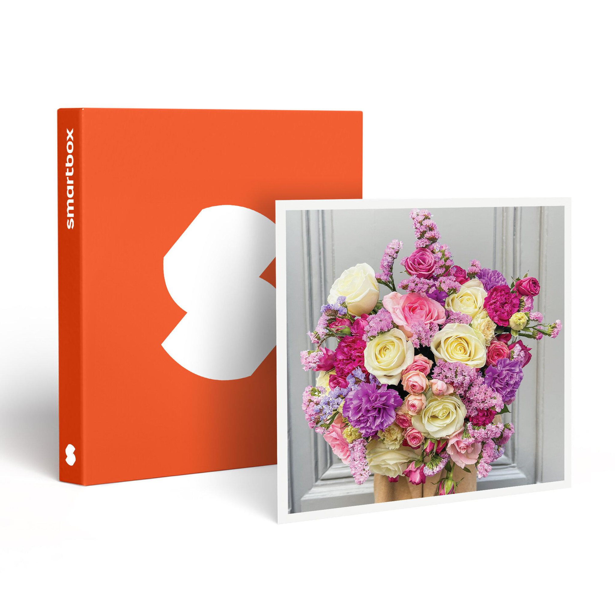 Smartbox Livraison mensuelle d'un bouquet de fleurs à domicile pendant 3 mois - coffret cadeau sport & aventure