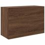 Voir la diapositive 2 : VIDAXL Armoire murale de bain chene marron 60x25x40 cm bois ingenierie