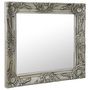 Voir la diapositive 2 : VIDAXL Miroir mural style baroque 50x50 cm Argente