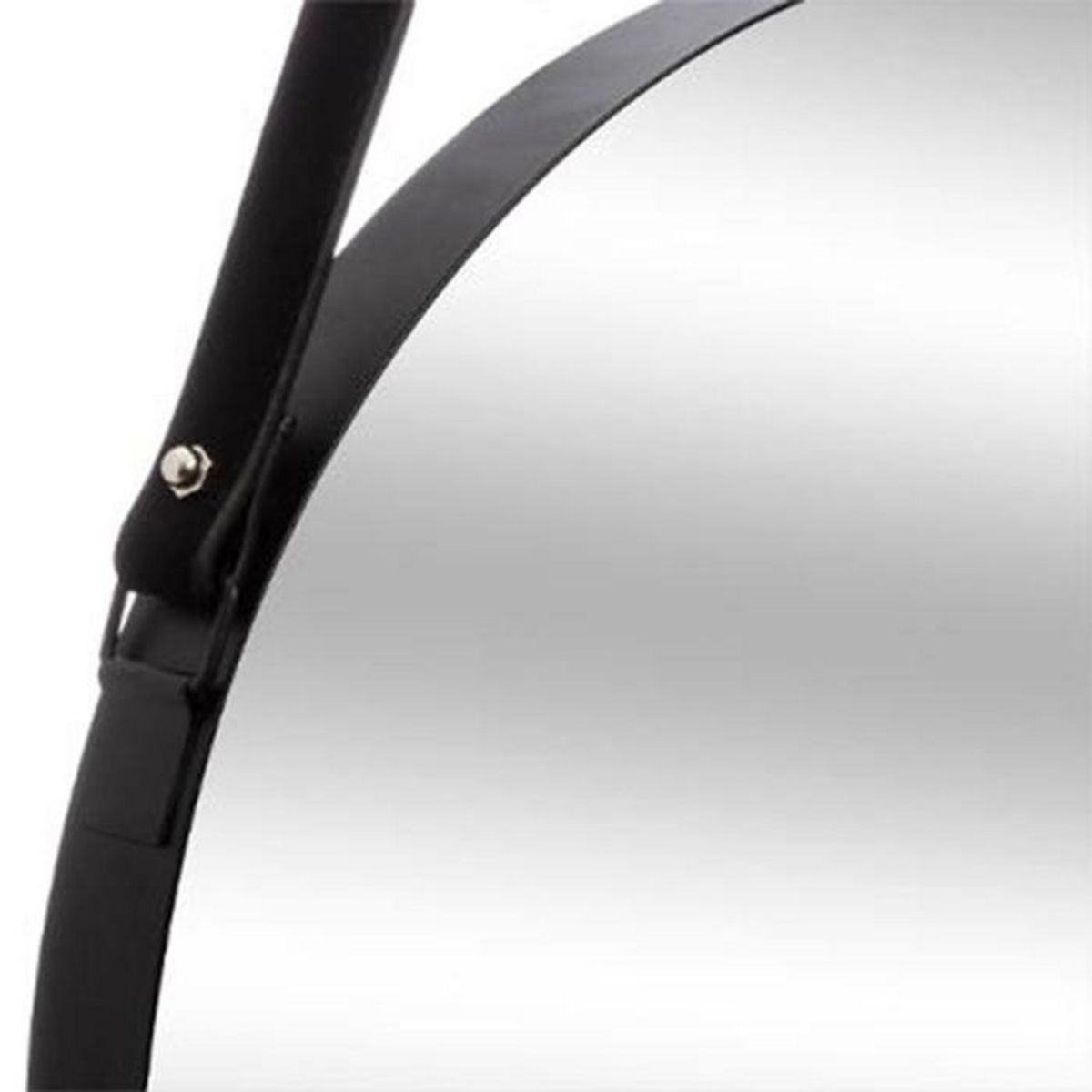 ATMOSPHERA Miroir Mural Design en Métal  Belt  38cm Noir
