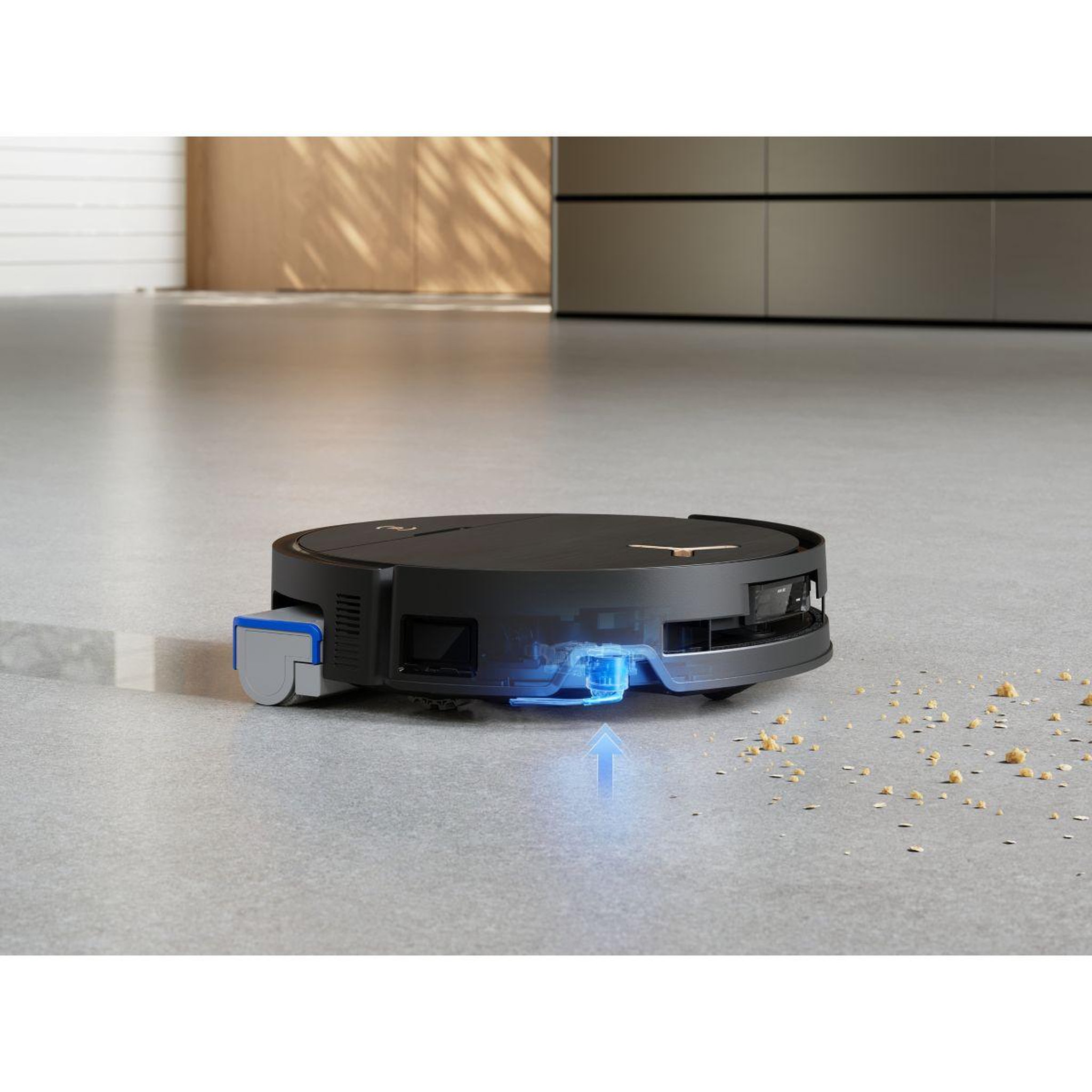 Voir la diapositive 4 : ECOVACS Aspirateur robot Deebot X9 Pro Omni noir