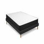 Voir la diapositive 2 : KING OF DREAMS Ensemble Sommier Tapissier et Matelas Latex Accueil Moelleux