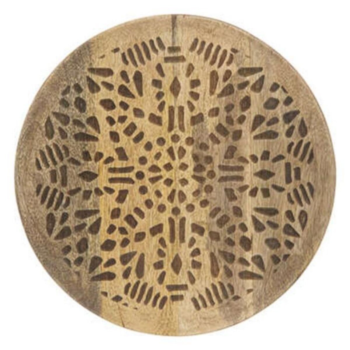 SECRET DE GOURMET Assiette de Présentation  Tropiques  30cm Naturel