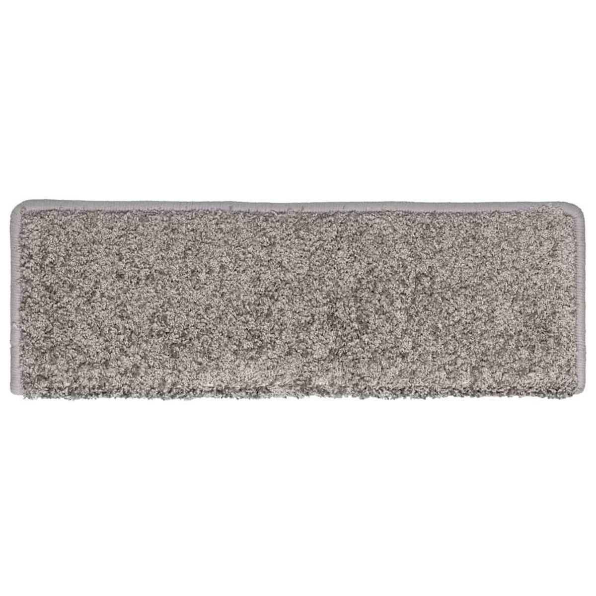 VIDAXL Tapis d'escalier 30 pcs 65x21x4 cm gris