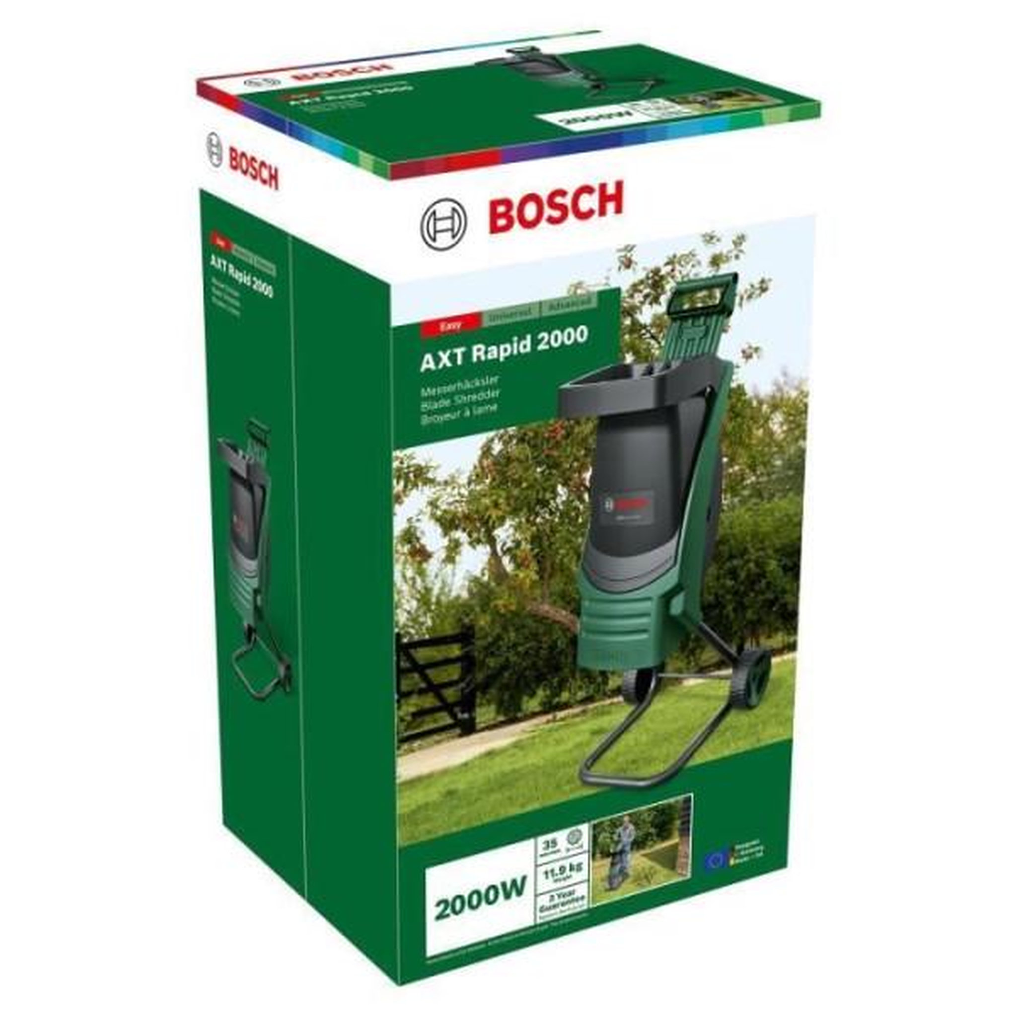 Voir la diapositive 2 : BOSCH Broyeur AXT RAPID 2000