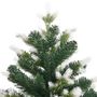 Voir la diapositive 5 : VIDAXL Sapin de Noël artificiel a charnieres avec neige floquee 150 cm