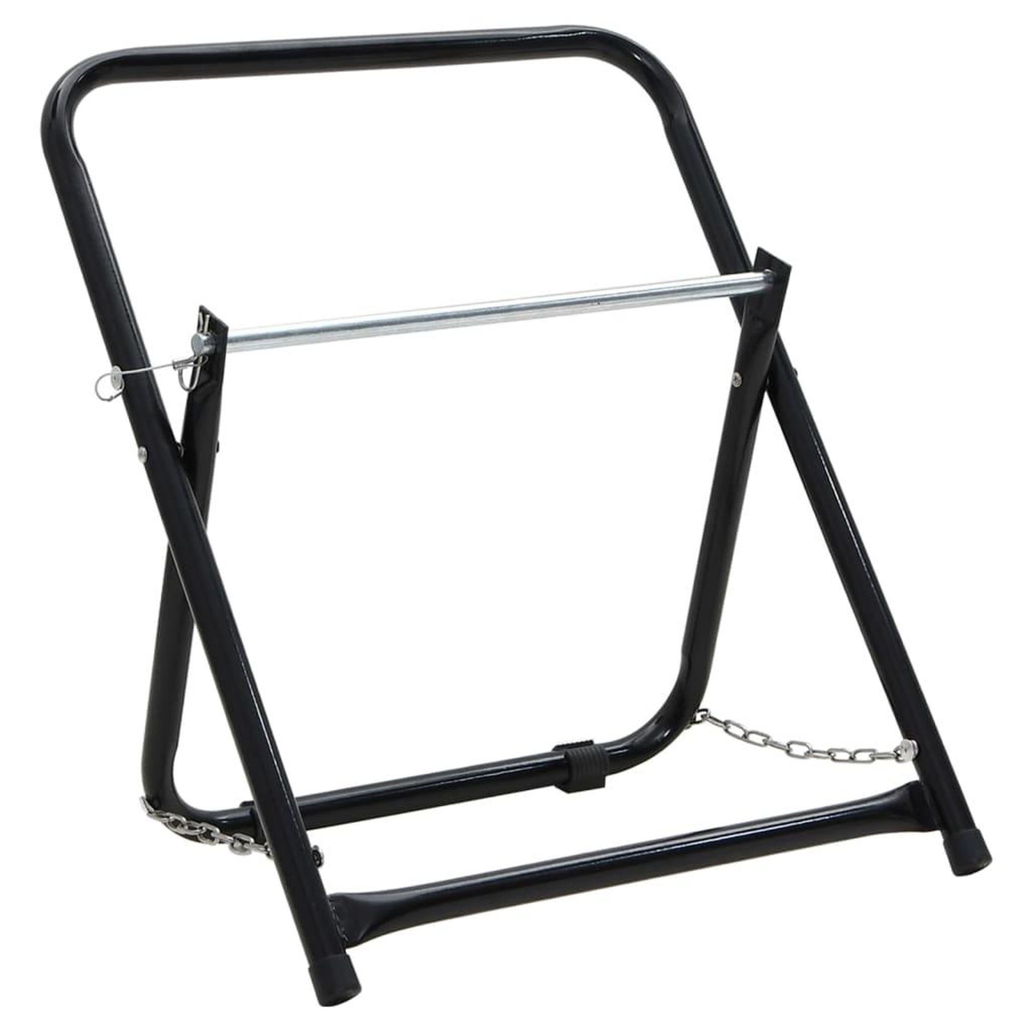VIDAXL Chariot pour enrouleur de tuyau 48 cm 45 kg noir