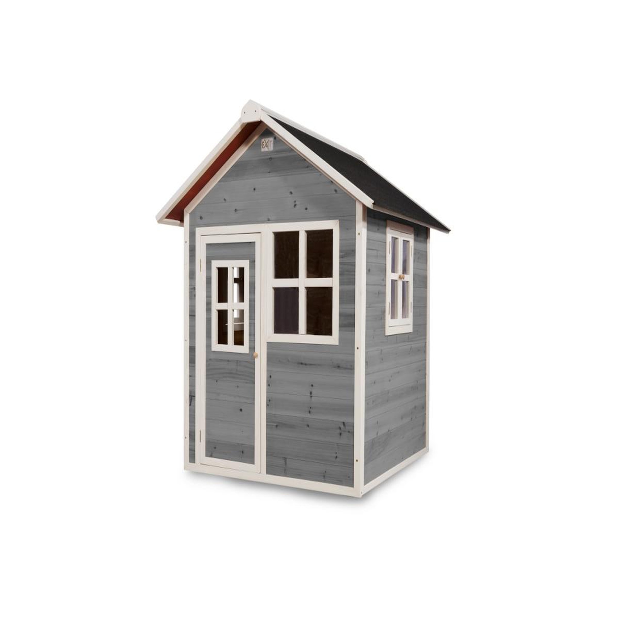 EXIT TOYS Maisonnette en bois pour enfants loft 100 gris - exit toys