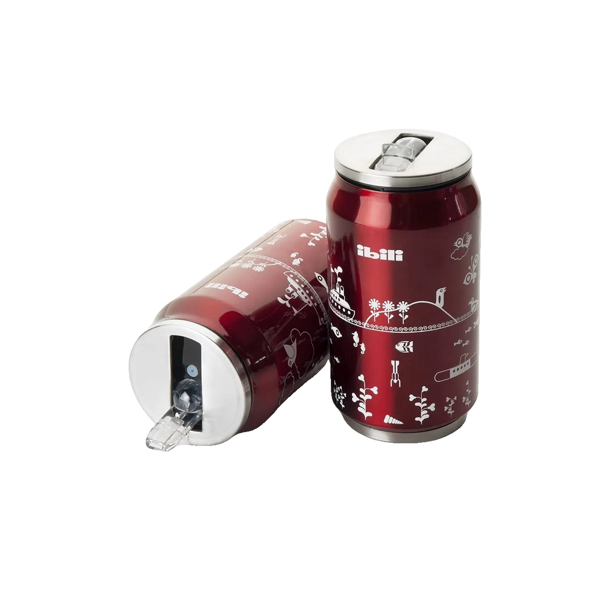 Voir la diapositive 2 : IBILI Bouteille isotherme Ibili eco isothermal bottle rouge