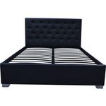 Habitat et Jardin Lit double avec coffre  Tino  - 140 × 190 cm - Noir