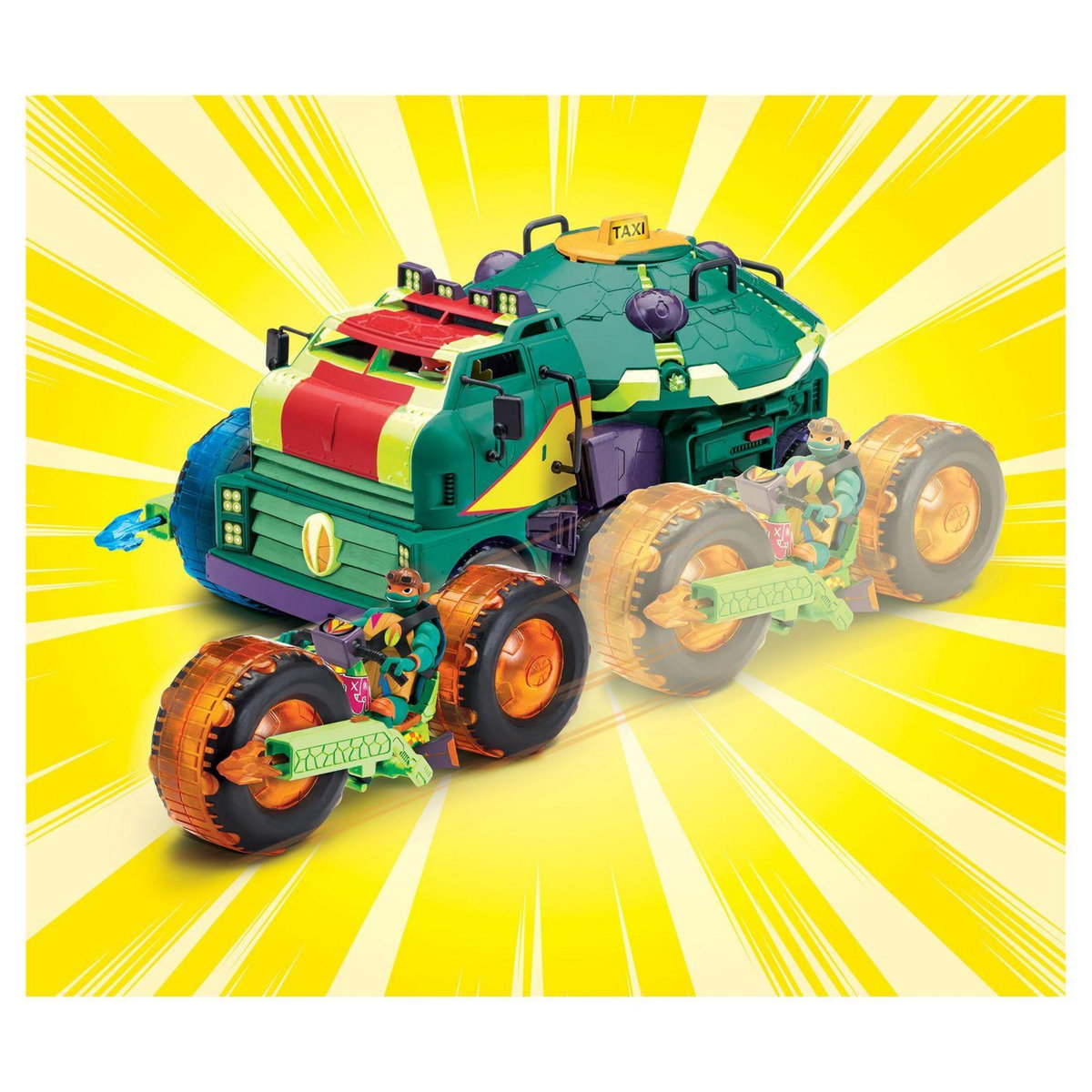 GIOCHI PREZIOSI Camion de combat Turtle Tank Tortues Ninja