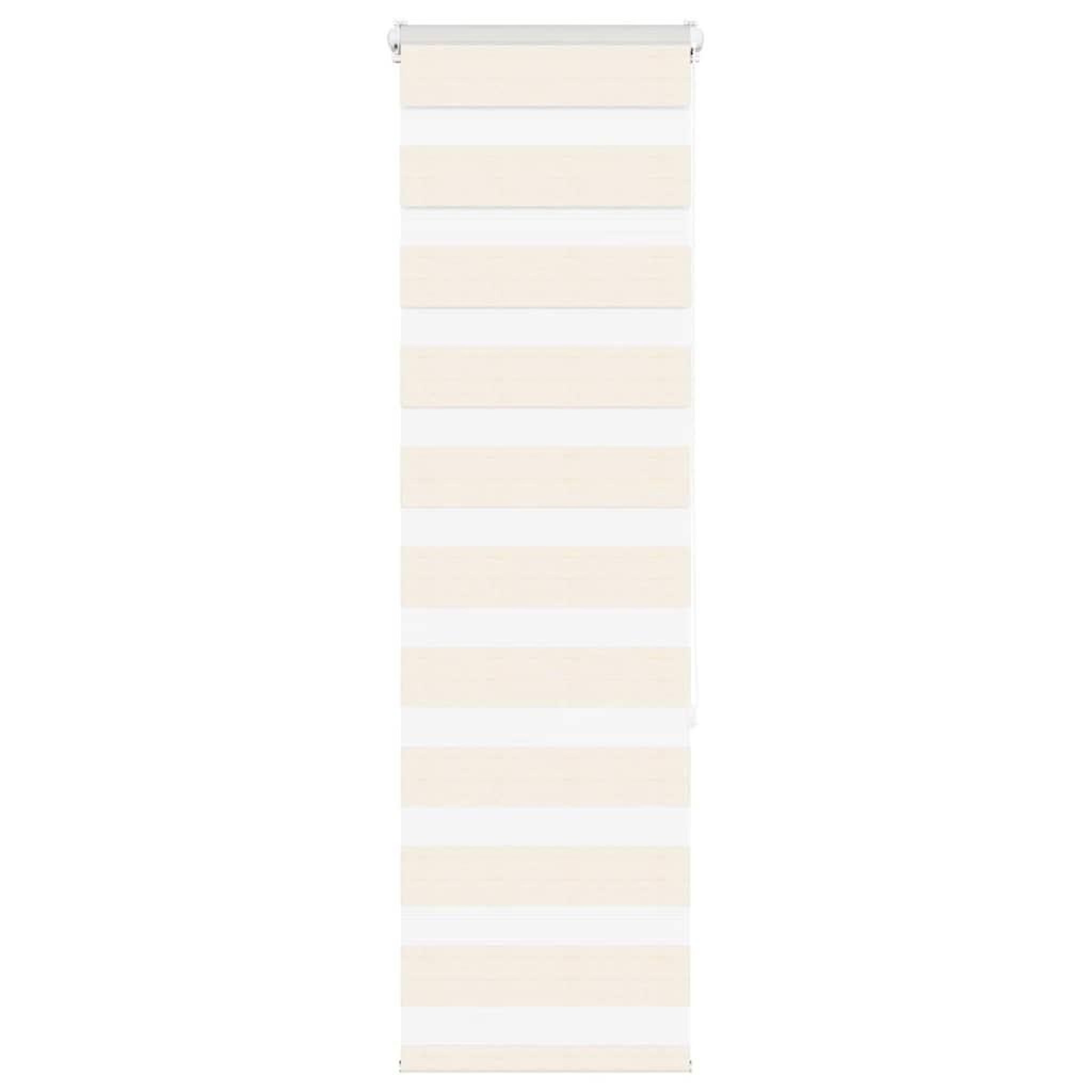 VIDAXL Store zebre beige marbre largeur du tissu 40,9 cm polyester