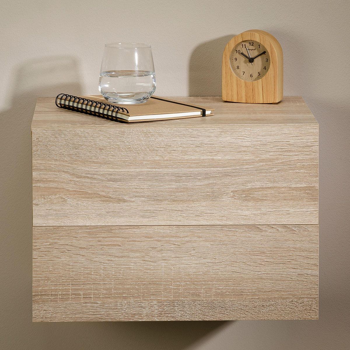 IDIMEX Chevet suspendu FLORENT, en mélaminé