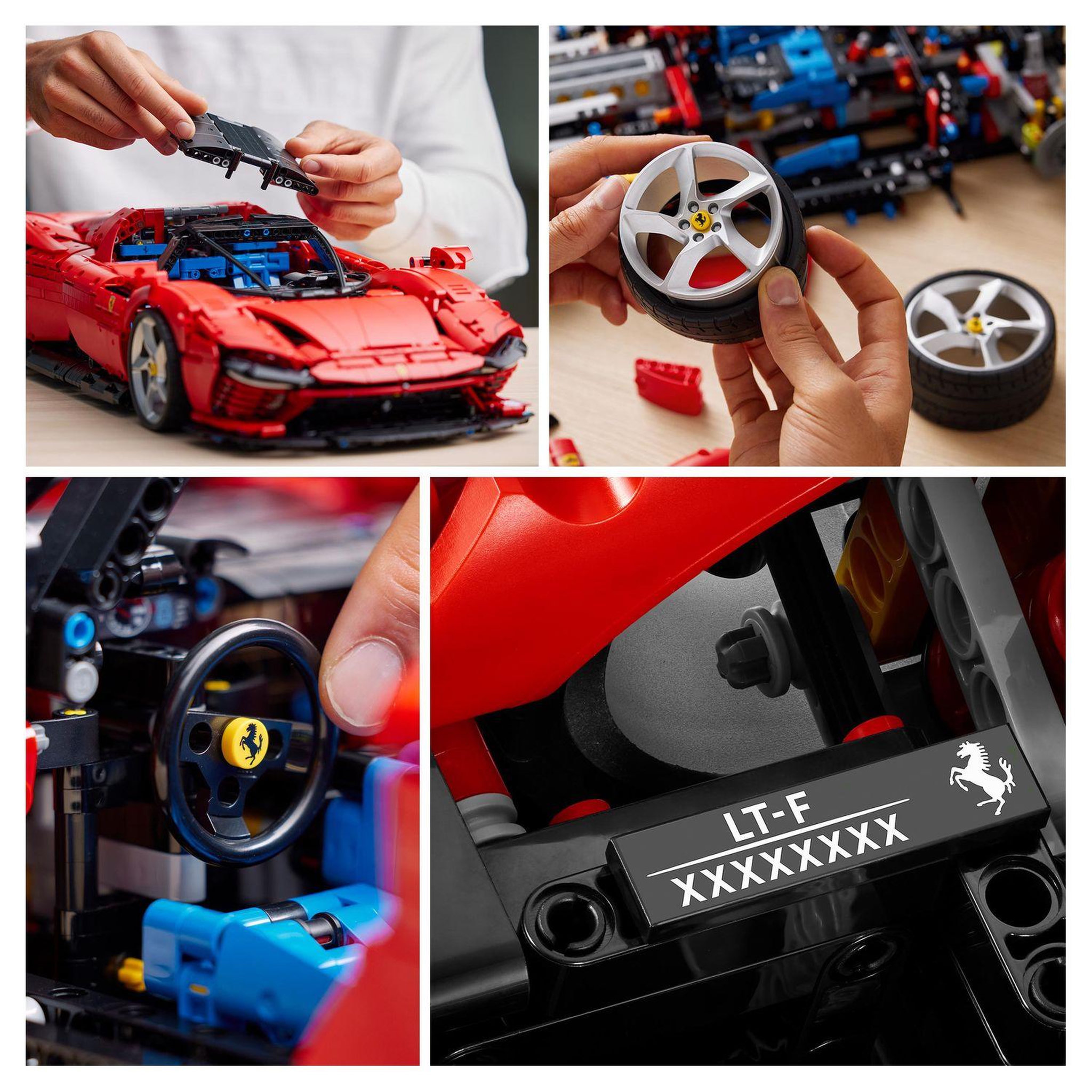 Voir la diapositive 8 : LEGO Technic 42143 Ferrari Daytona SP3, Voiture Modélisme, Maquette à Construire, Adultes
