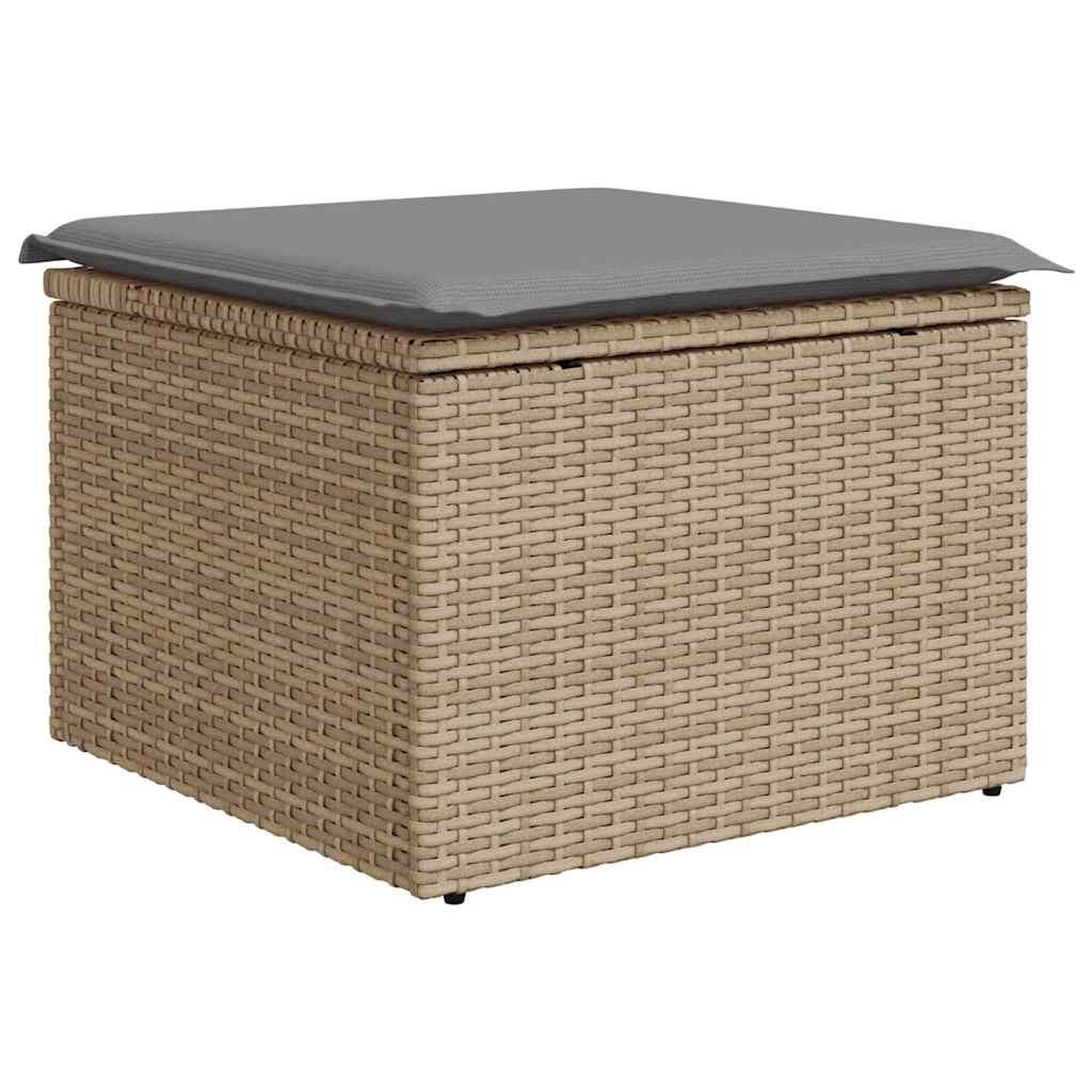 Voir la diapositive 5 : VIDAXL Salon de jardin avec coussins 6 pcs beige resine tressee
