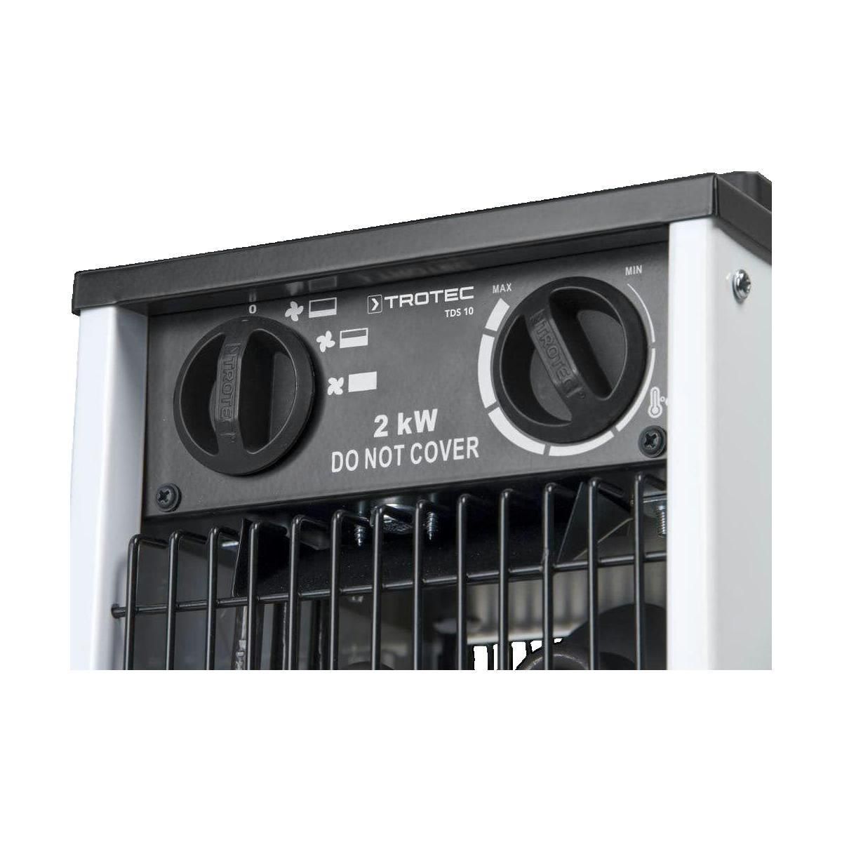TROTEC Chauffage soufflant Trotec Aérotherme TDS 10 métallique