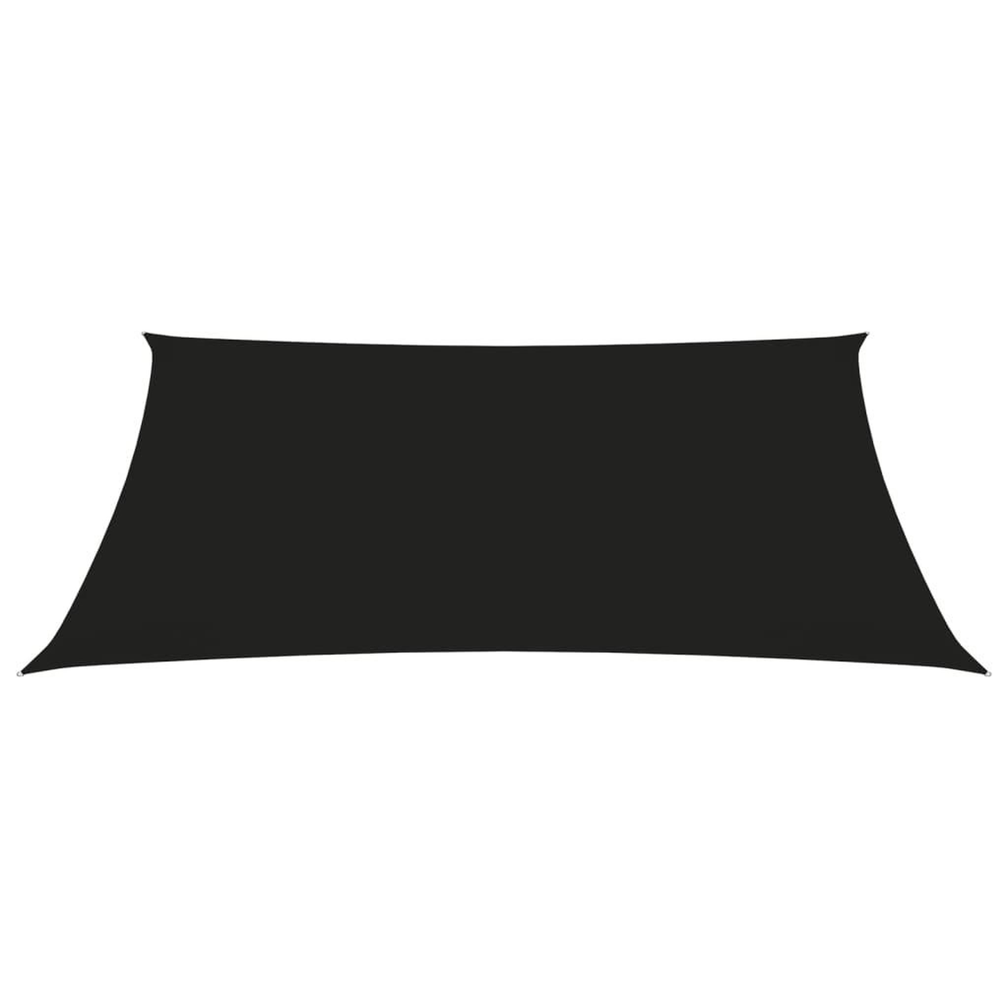 Voir la diapositive 2 : VIDAXL Voile de parasol Tissu Oxford trapeze 4/5x4 m Noir