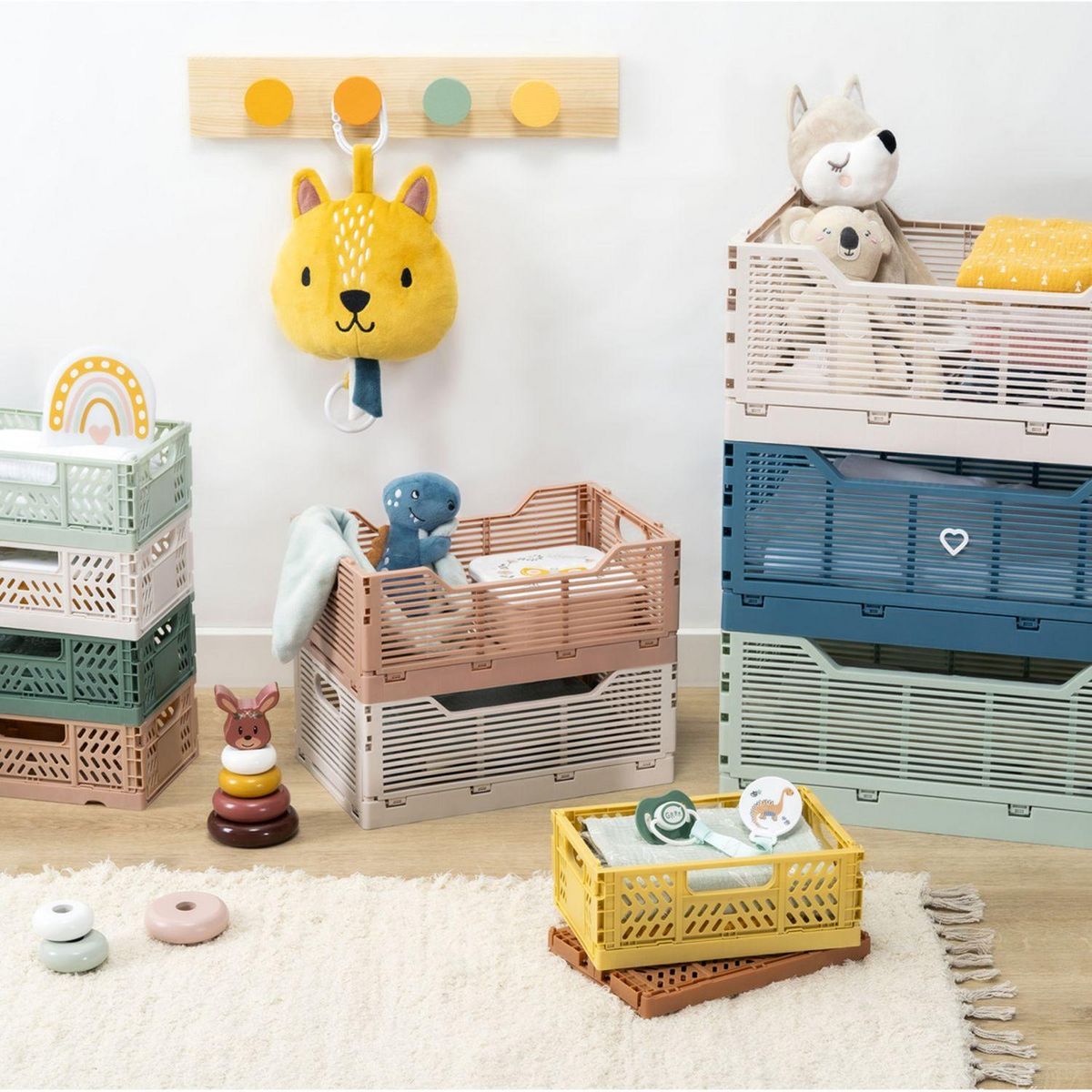 HOMEA Cagette pliable FOLDY