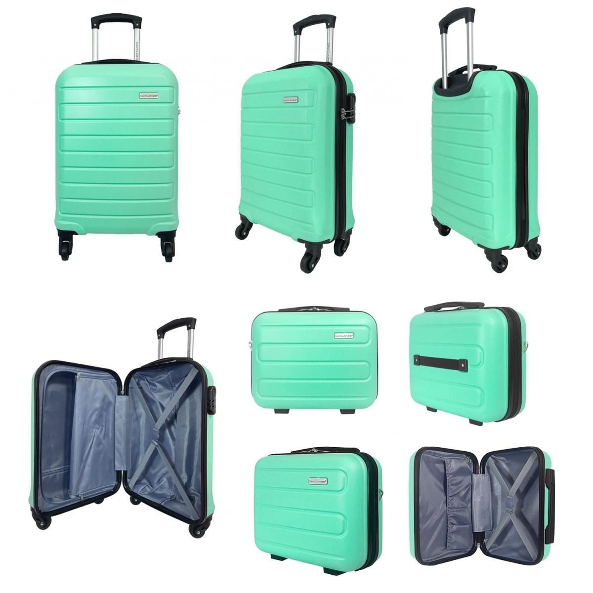 David Jones Lot 2 valises cabine et soute et vanity rigides