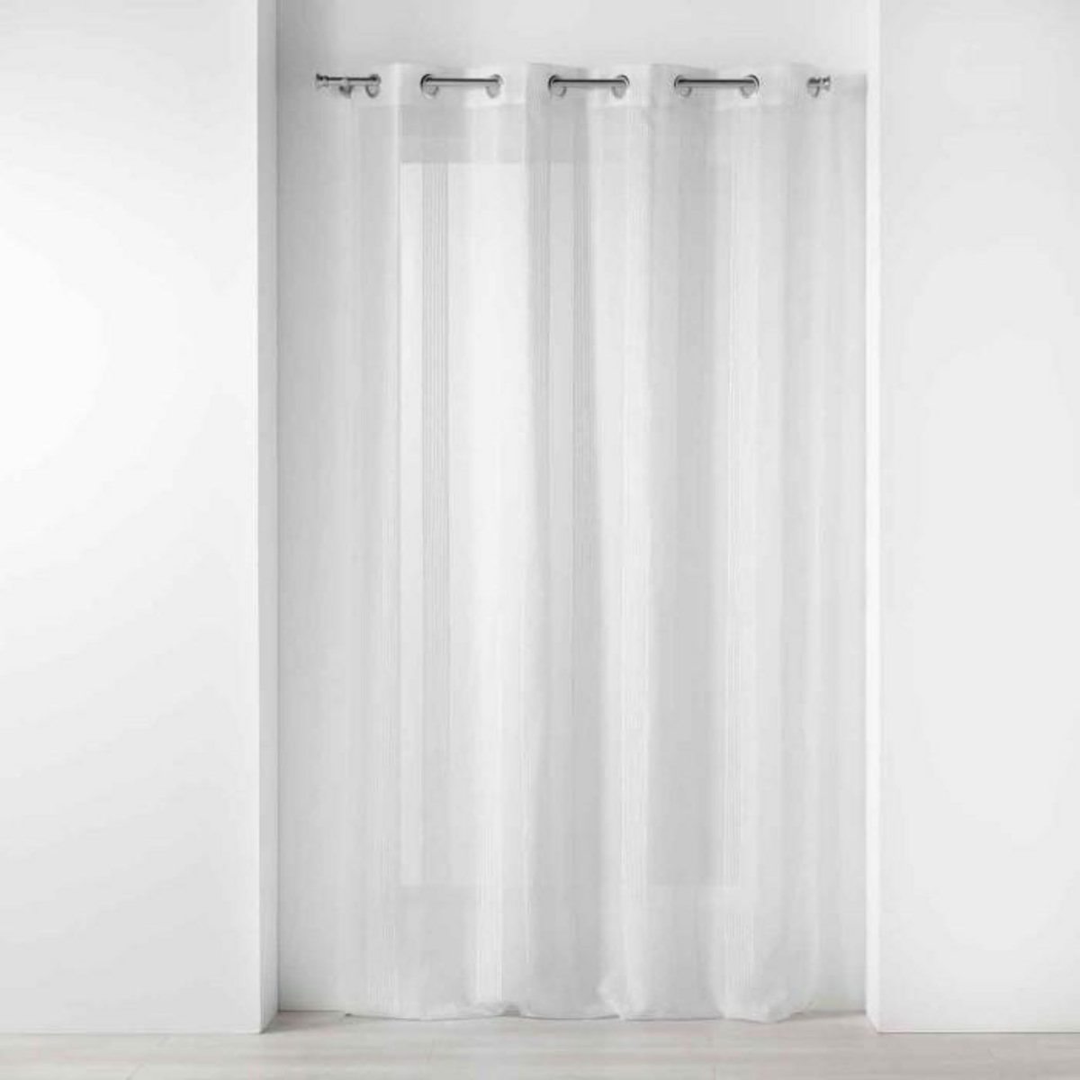 Paris Prix Rideau Voilage à Œillets  Elizeon  140x280cm Blanc