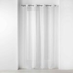 Paris Prix Rideau Voilage à Œillets  Elizeon  140x280cm Blanc