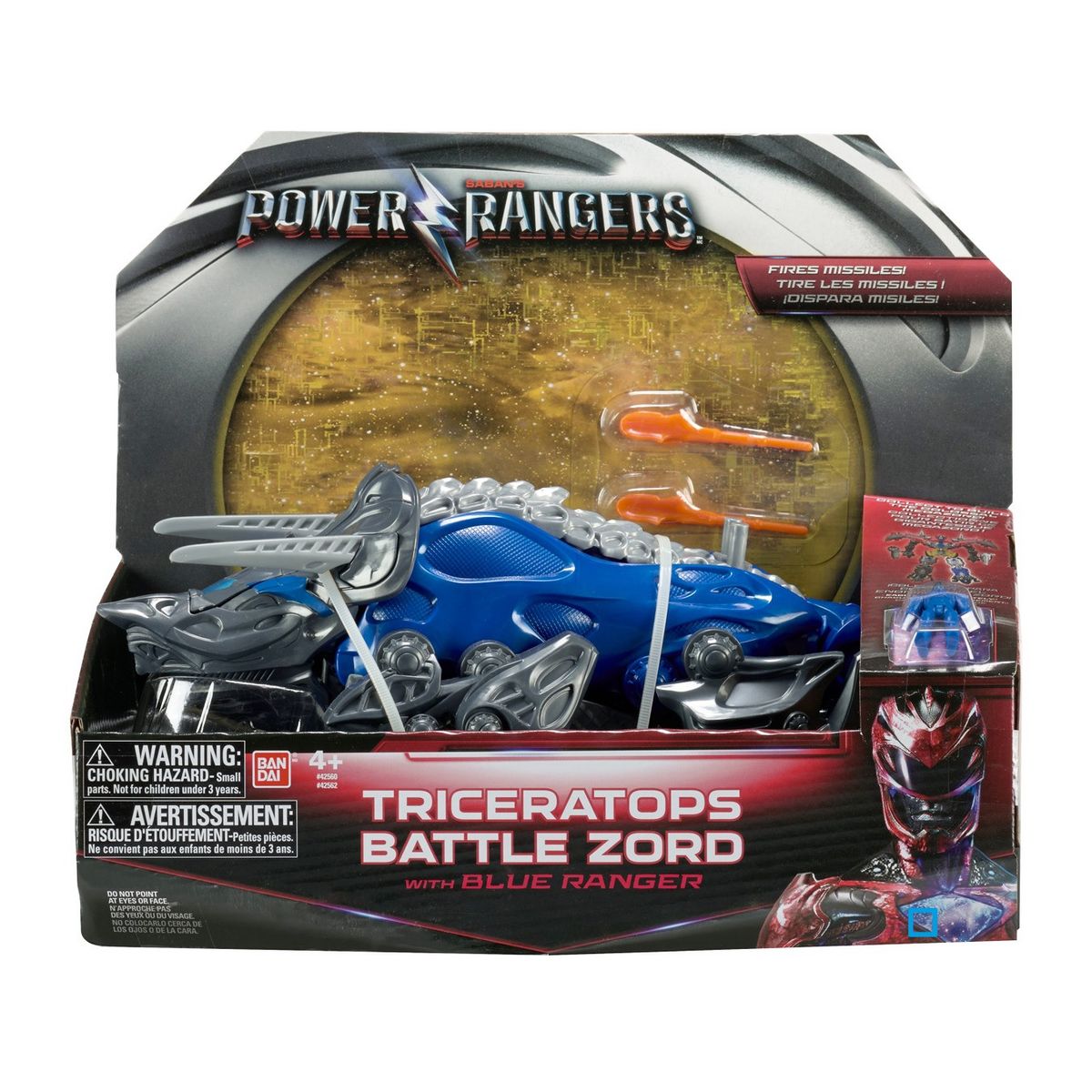 BANDAI Power Rangers - Zord Légendaire Triceratops