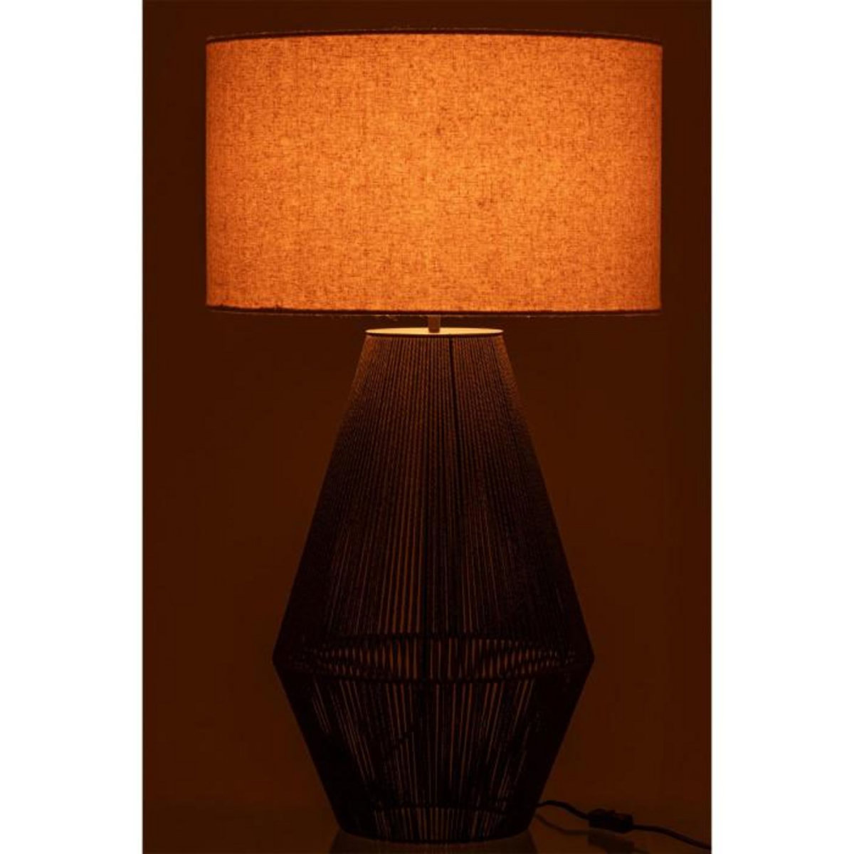 Paris Prix Lampe à Poser Design  Striing  78cm Noir