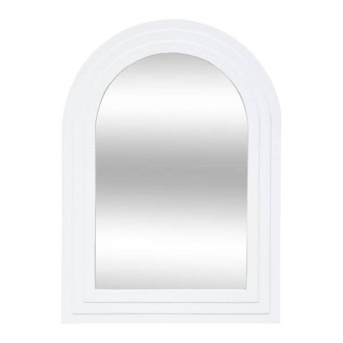 ATMOSPHERA Miroir Mural en Bois  Emily  55cm Blanc