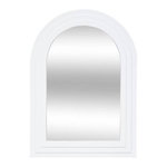 ATMOSPHERA Miroir Mural en Bois  Emily  55cm Blanc