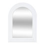 Voir la diapositive 1 : ATMOSPHERA Miroir Mural en Bois  Emily  55cm Blanc