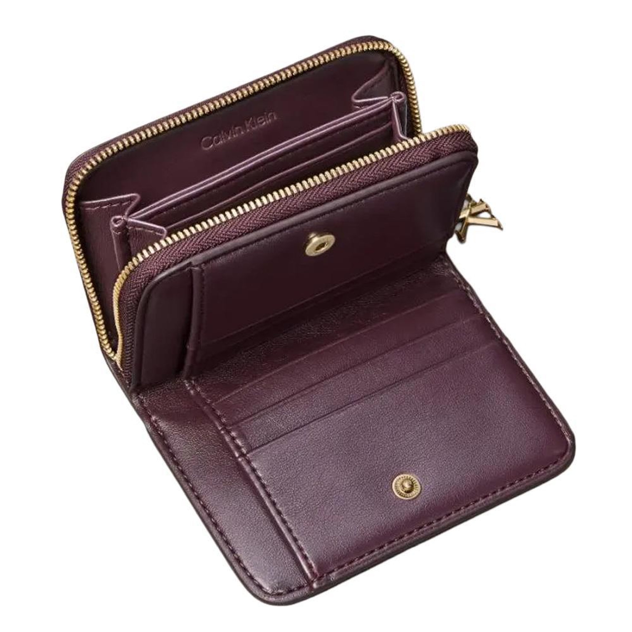 Voir la diapositive 2 : CALVIN KLEIN JEANS Portefeuille Prune Femme Calvin Klein Jeans LV04F1075G