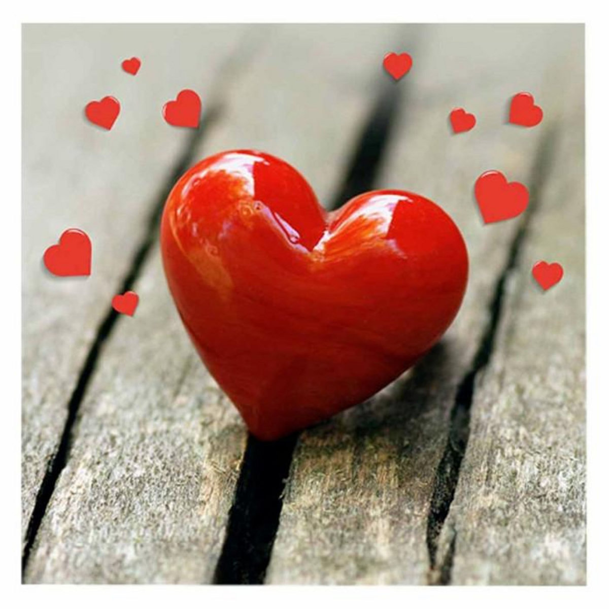 Paris Prix Lot de 20 Serviettes en Papier  Coeur  33x33cm Rouge