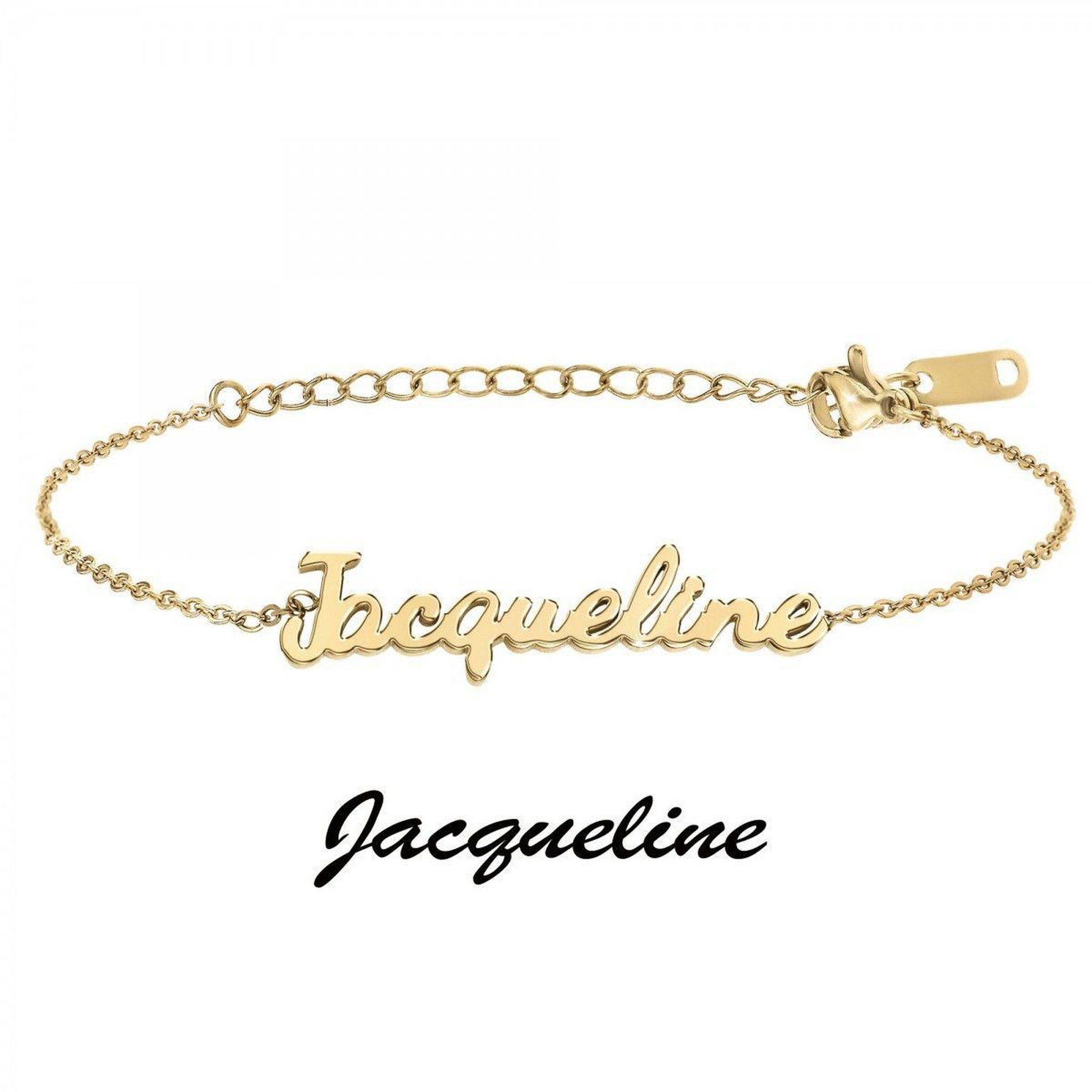 Voir la diapositive 3 : SC CRYSTAL Jacqueline - Bracelet prénom