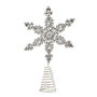 Voir la diapositive 1 : ATMOSPHERA Cimier Sapin Déco  Strass  27cm Argent