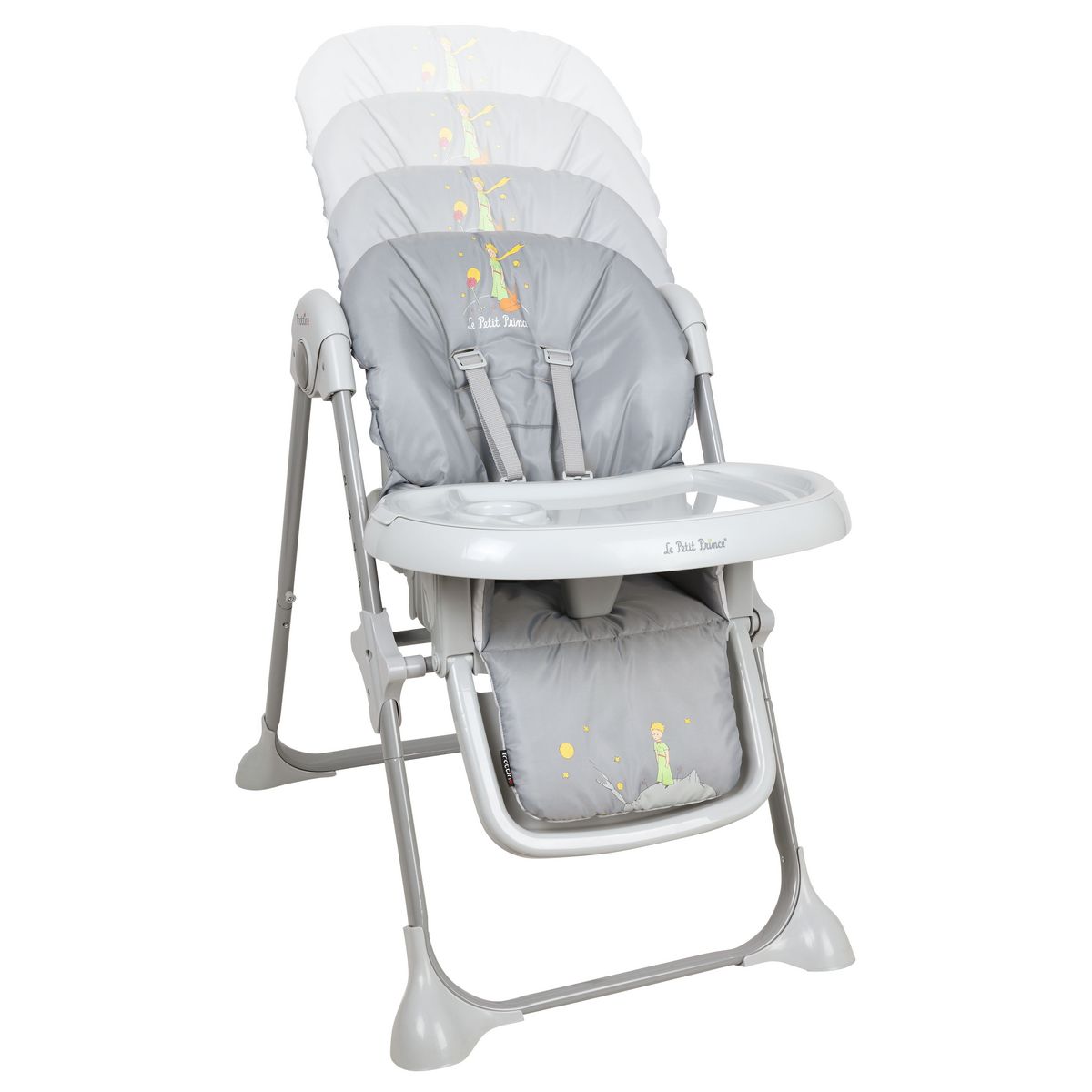 TROTTINE Chaise haute bébé dossier inclinable "le Petit Prince"