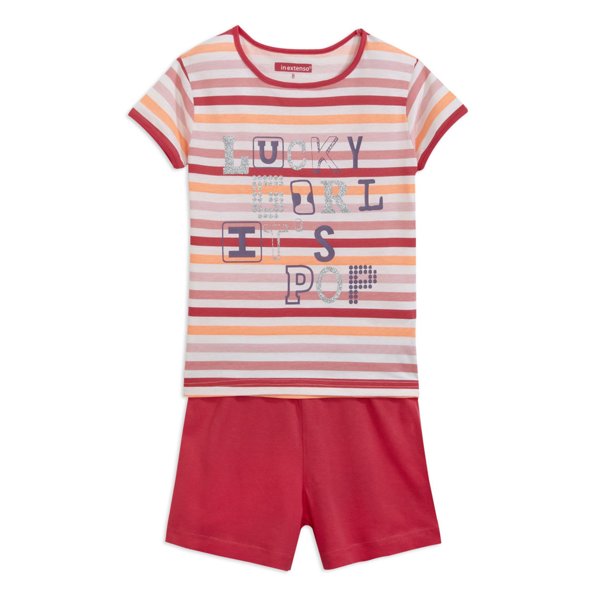 IN EXTENSO Pyjashort fille 8 au 16 ans 