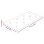 Voir la diapositive 6 : VIDAXL Panneaux muraux 12 pcs Cappuccino 60x30 cm Similicuir 2,16 m^2
